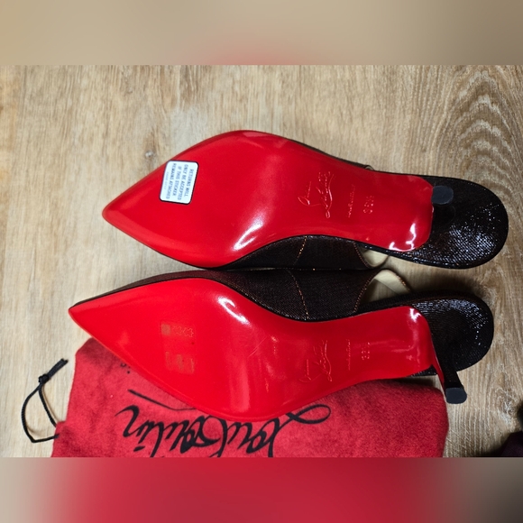 Loubiton kitten heels orange - Picture 5 of 5